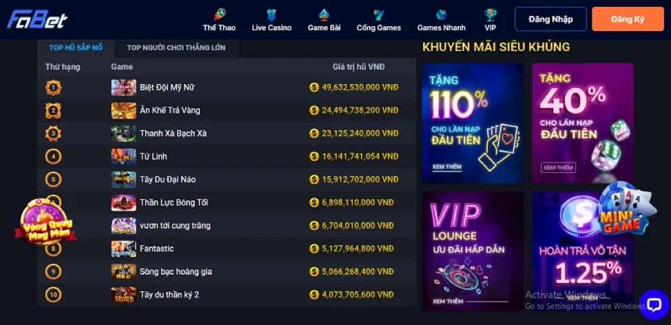 Hỗ trợ trực tuyến S8BET khuyến mãi